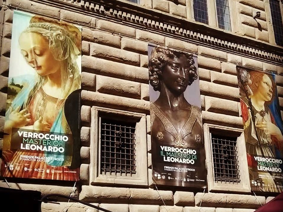 フィレンツェ・ストロッツィ宮殿「ヴェロッキオ展」、レオナルド・ダ